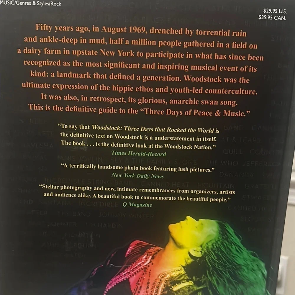 Woodstock 50th Anniversary Edition Book